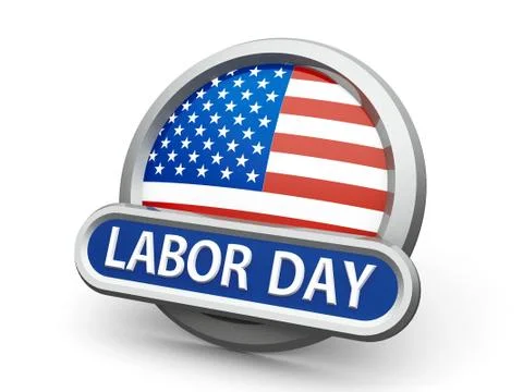 Labor Day icon Stock Illustration