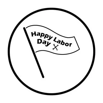 Labor Day Icon Stock Illustration
