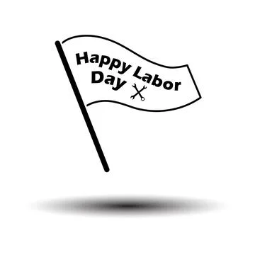 Labor Day Icon Stock Illustration