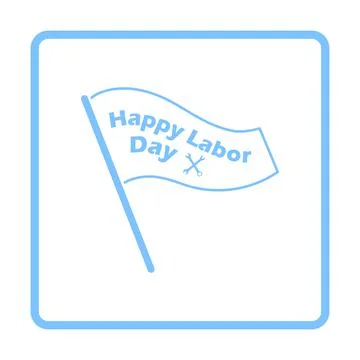 Labor Day Icon Stock Illustration