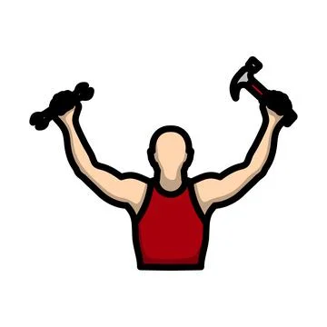 Labor Day Icon Stock Illustration