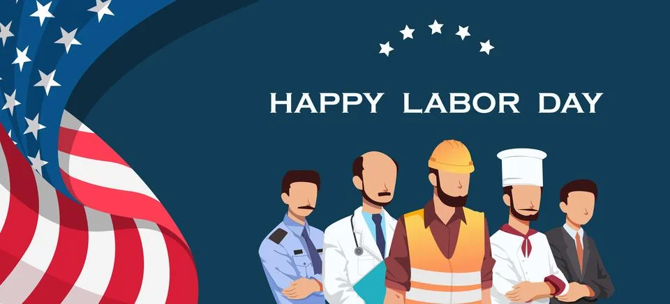 Labor Day Stock Illustration