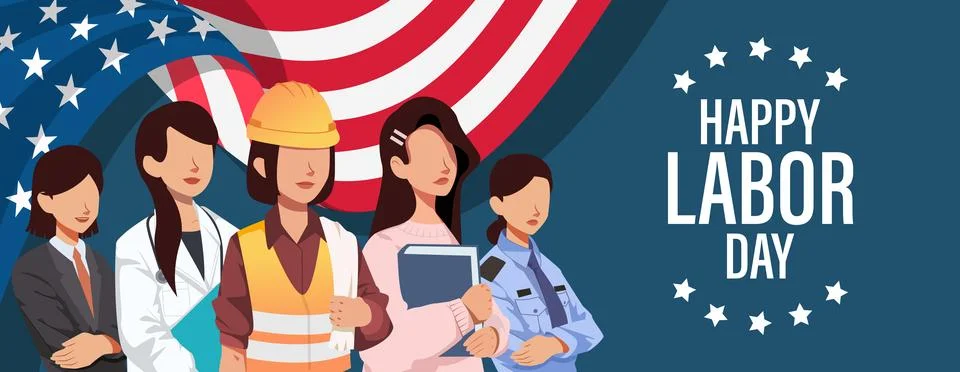 Labor Day Stock Illustration