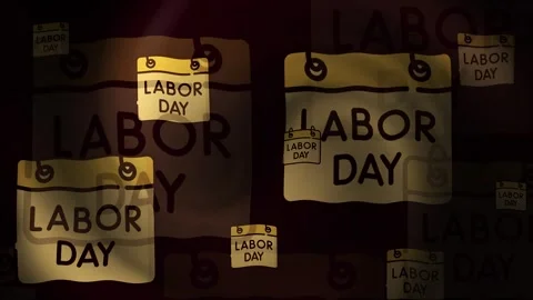Labor Day Loop Stock Footage 309515195