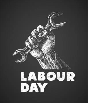 Labor day poster Stock Illustration