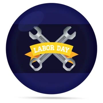 Labor day poster Stock Illustration