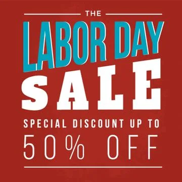 Labor Day Poster Stock-Illustration