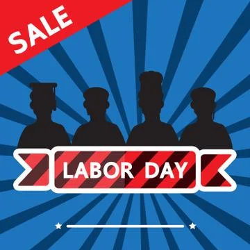 Labor day vector design Stock Illustration
