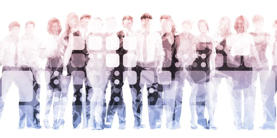 Labor Force Stock Illustration