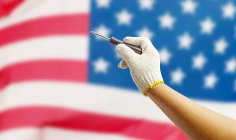 Labor hand Stock Photos