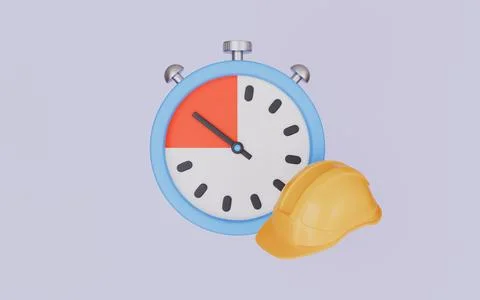 Labor Working Hour 3d illustration Illustration