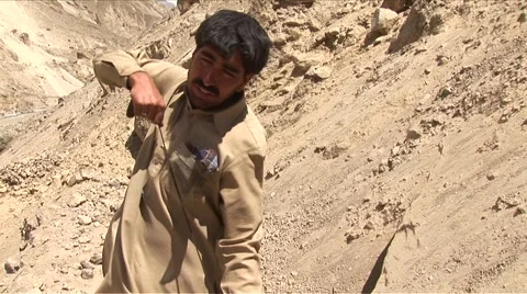 Labor working with Sledge Hammer Stock Footage 55423298