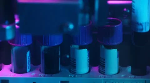 Laboratory analysis of biological materials 2 Stock Footage 10749720