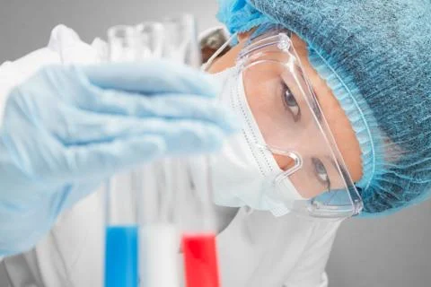 Laboratory analysis Stock Photos