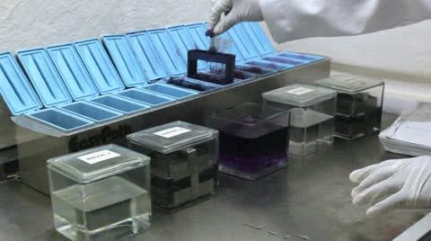 Laboratory Analysis Test 01 Stock Footage 27094972