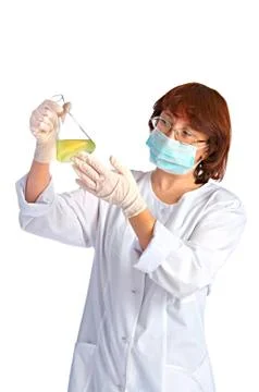 Laboratory assistant Stock Photos