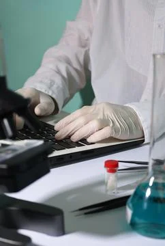 Laboratory assistant Stock Photos