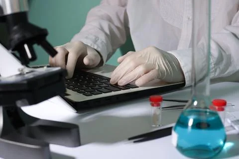 Laboratory assistant Stock Photos