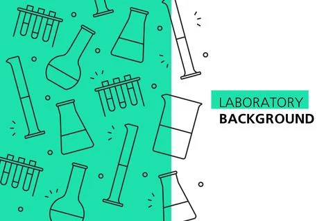 Laboratory background Stock Illustration