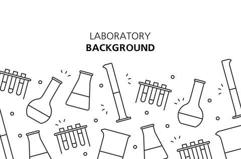 Laboratory background Stock Illustration
