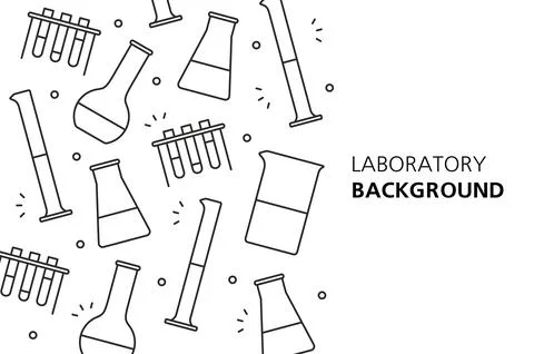 Laboratory background Stock Illustration