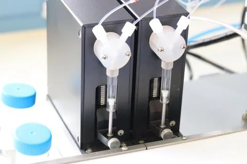 Laboratory basic tools and lateral flow Stock Photos