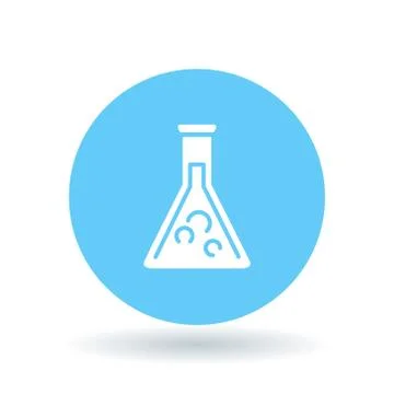Laboratory beaker icon Stock Illustration