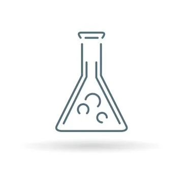 Laboratory beaker icon Stock Illustration