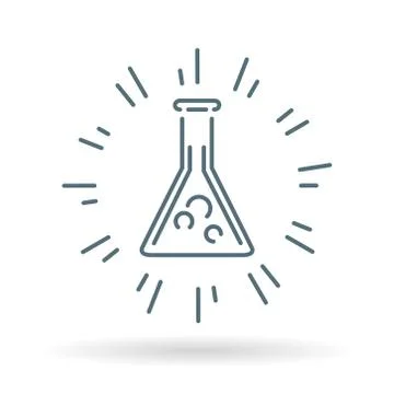 Laboratory beaker icon Stock Illustration