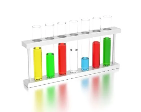 Laboratory beakers. Stock Photos