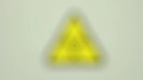 Laboratory biohazard sign close up. Stock Footage 127321440