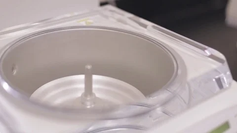 Laboratory Centrifuge in Operation Stock Footage
