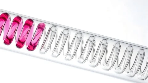 Laboratory condenser. Close-up shot. 스톡 동영상 75262286