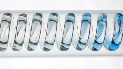 Laboratory condenser. Close-up shot. 動画素材 75955883