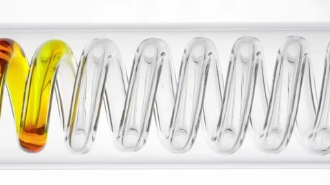 Laboratory condenser. Close-up shot. Stock Footage 109179300