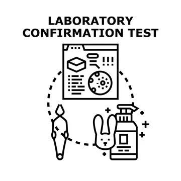 Laboratory confirmation testing concept for safety and ethical evaluation 스톡 일러스트