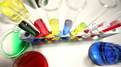 Laboratory CSI 112 investigating Stock Footage