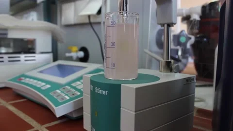 Laboratory for determining the virus, pandemic. 스톡 동영상 128374608