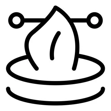 Laboratory equipment heating a sample over a bunsen burner Illustrazione stock