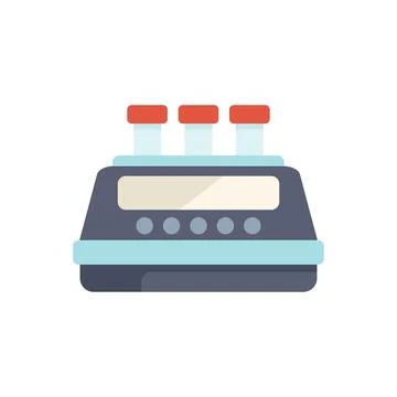 Laboratory equipment heating test tubes using water bath Stock Illustration