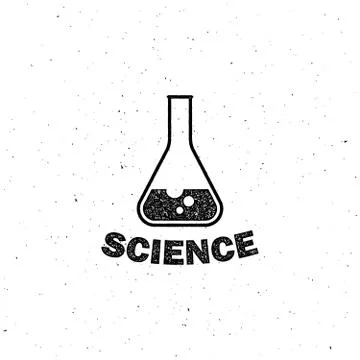 Laboratory equipment label Stock Illustration