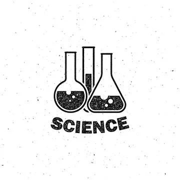 Laboratory equipment label Stock Illustration