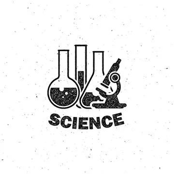 Laboratory equipment label Stock Illustration