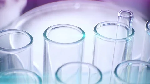 Laboratory Equipment. Laboratory Experiment. Stock Footage 71446824