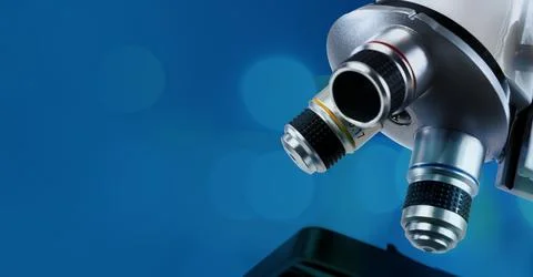 Laboratory Equipment. Optical Microscope. Microscope is used for conducting.. Stock Photos