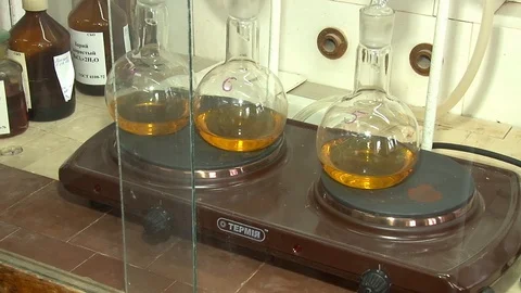 Laboratory equipment in the training laboratory. Stock Footage 127320960