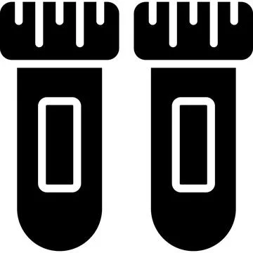 A laboratory equipment for trendy style vector test tube icon Stockillustratie