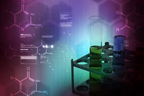 Laboratory equipments Stock Illustration