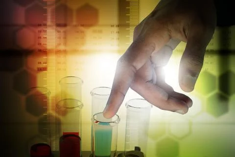 Laboratory equipments Stock Illustration