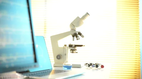 Laboratory Experiment Stock Footage 56427398